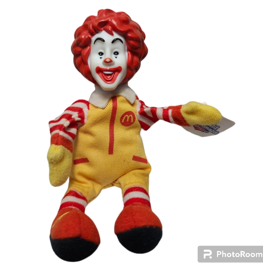 McDonald’s 2002 World Children’s Day Ronald McDonald Plush Toy 6" Finger Puppet